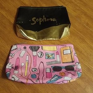 Sephora + Clinique makeup bags